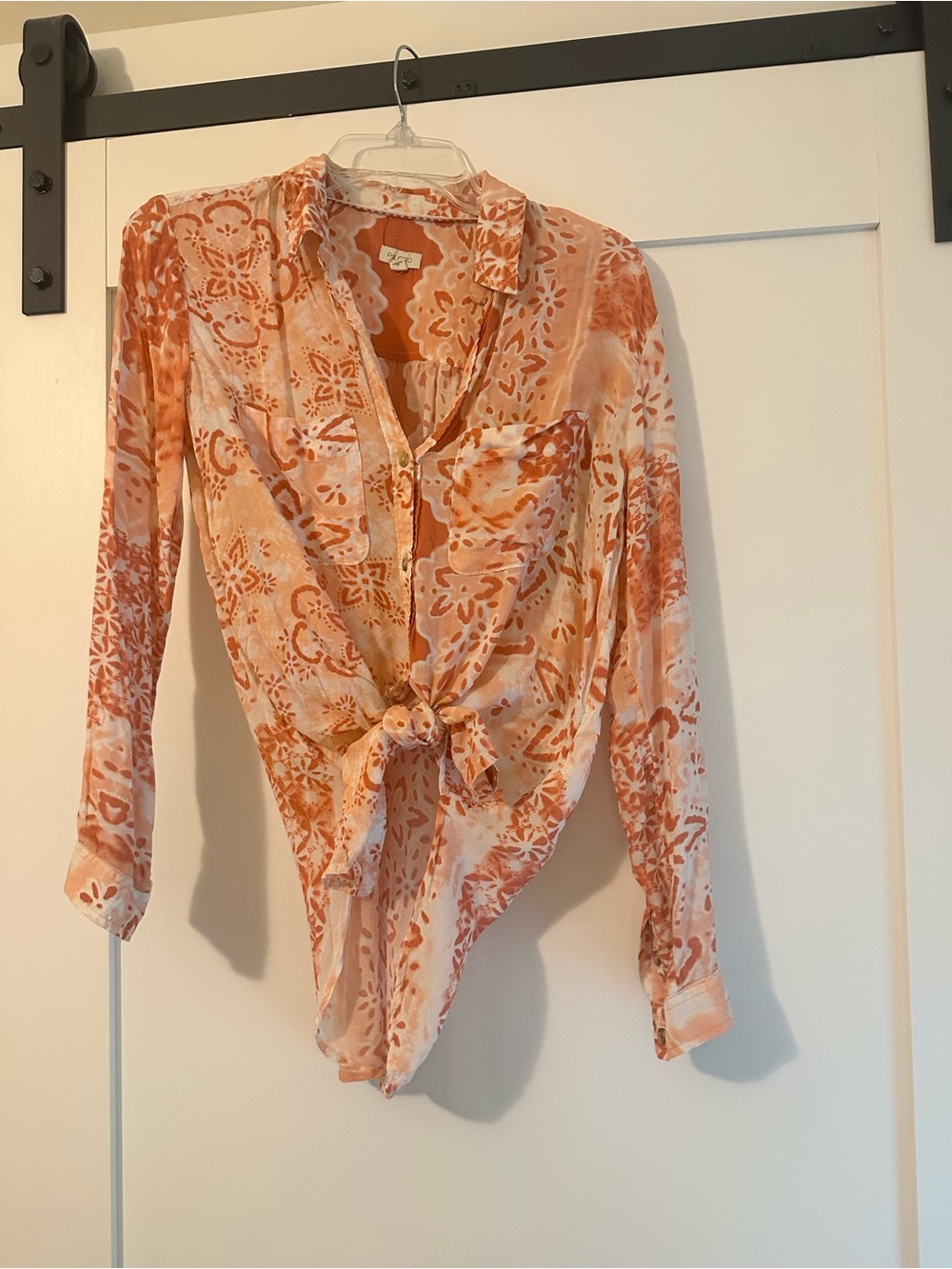 Anthropologie Pilcro Lightweight Floral Button-Up Blouse